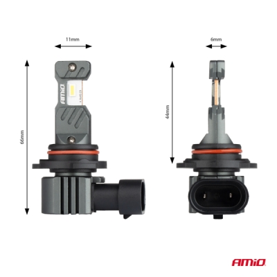 AMiO - LED žiarovky hlavného svietenia Hybrid séria HB4 9006 6000K Canbus 60W