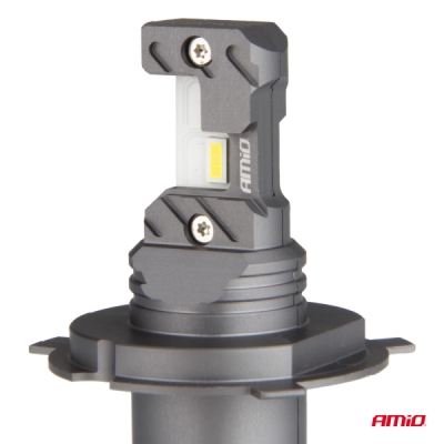 AMiO - LED žiarovky hlavného svietenia Hybrid séria H4 H19 6000K Canbus 60W