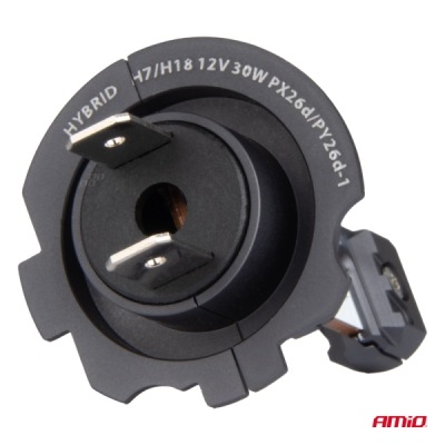 AMiO - LED žiarovky hlavného svietenia Hybrid séria H7 H18 6000K Canbus 60W