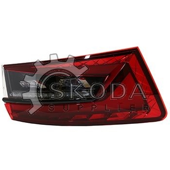OEM SKODA - Svetlo ZL vonkajšie combi čierna 3V9945207B