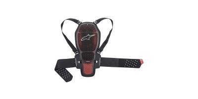 ALPINESTARS - chrbtový chránič NUCLEON KR-1 CELL, (transparentná/šedá/červená/čierna, veľ. S)