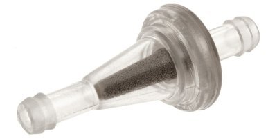 palivový filtr s kovovou vložkou, Q-TECH (pro vnitřní průměr hadice 5-6 mm)