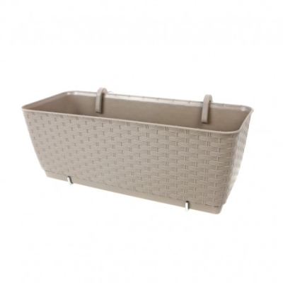 Kvetináč RATOLLA PW mocca 38x15x14cm (balenie 5ks)