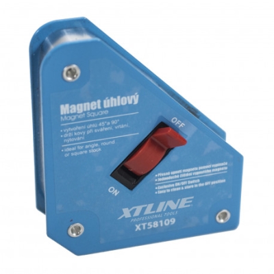 XTline - Magnet uhlový s vypínačom 130x152x28mm