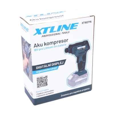 XTline - AKU kompresor 18V (korpus)