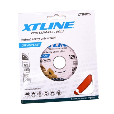 XTline - Kotúč univerzálny na drevo a plast 115x22,2mm