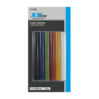 XTline - Tyčinky lepiace farebné 7,2x100mm 12ks