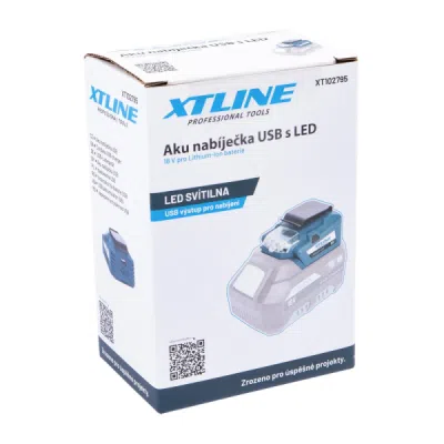XTline - Nabíjačka s LED svietidlom