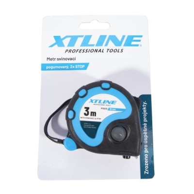 XTline - Meter zvinovací pogumovaný 5mx13mm