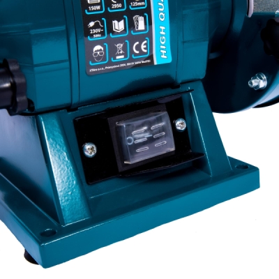 XTline - Brúska stolná dvojkotúčová 125mm 150W