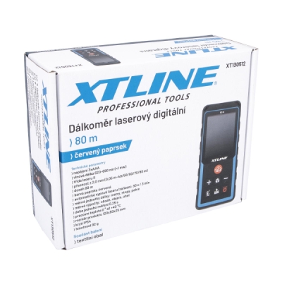 XTline - Merač vzdialenosti digitálny 80 m