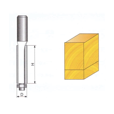 STAVTOOL - Fréza tvarová do dreva 9x50mm