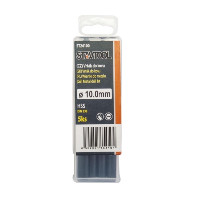 STAVTOOL - Vrták do kovu 2mm (balenie 10ks)