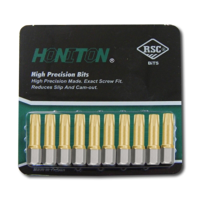 HONITON - Bit 1/4" 25x25mm (torx) S2 systém 1bal/10ks TITAN (balenie 10ks)