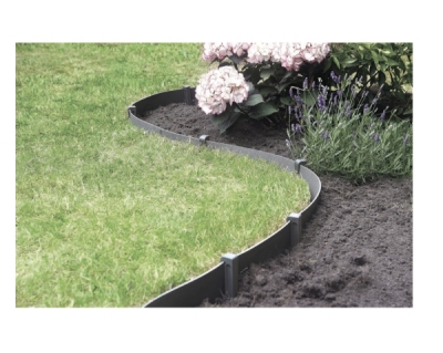Okraj trávnika ETIK BORDURA sivá 10mx15cm