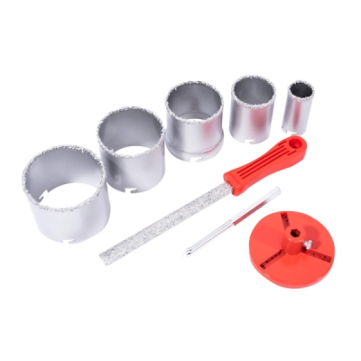 STAVTOOL - Korunka vykružovacia diamantová 33-83mm sada 8 dielov