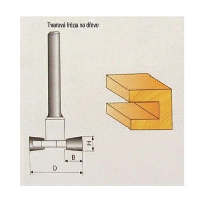 STAVTOOL - Fréza tvarová do dreva 32x12x9,4mm