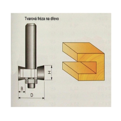 STAVTOOL - Fréza tvarová do dreva 32x9,4x8mm