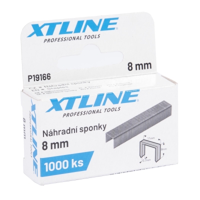 XTline - Sponky náhradné 10mm 1000ks