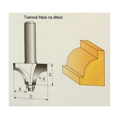 STAVTOOL - Fréza tvarová do dreva 32x9,52x11,3mm