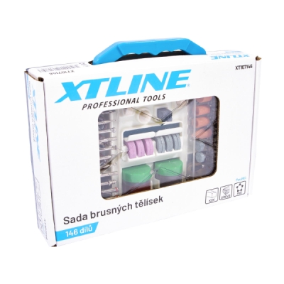 XTline - Sada brúsnych teliesok 146 dielov