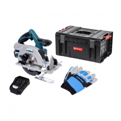 XTline - AKU Kotúčová píla bezuhlíková 18V + 5Ah batéria + nabíjačka 3.5A + box