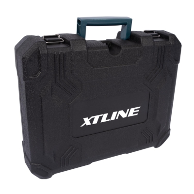 XTline - AKU vrtačka s príklepom bezuhlíková 18 V, 70 Nm + 2 batérie 2.0 Ah + nabíječka 2.4 A