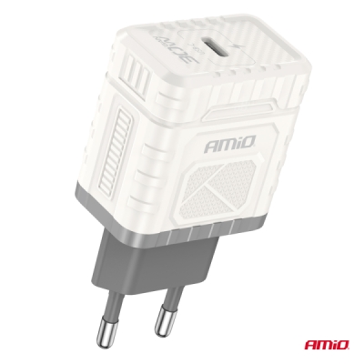 AMiO - Sieťová nabíjačka Quick Charge GaN PD 30W USB-C