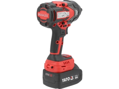 Yato - Rázový uťahovák 18V 1200Nm 1/2" s AKU 4Ah