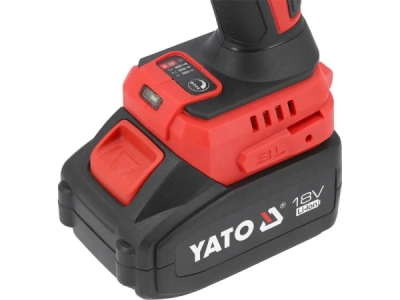Yato - Rázový uťahovák 18V 1200Nm 1/2" s AKU 4Ah