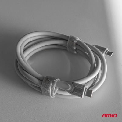 AMiO - Kábel USB-C TO TYP-C 60W 100cm FullLINK model X111