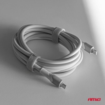 AMiO - Kábel USB-C TO TYP-C 60W 300cm FullLINK model X111