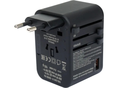 Yato - Cestovný adaptér USB-C, USB-A, 65W