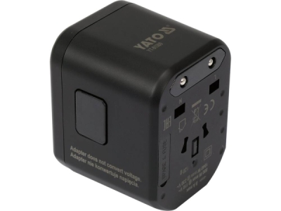 Yato - Cestovný adaptér USB-C, USB-A