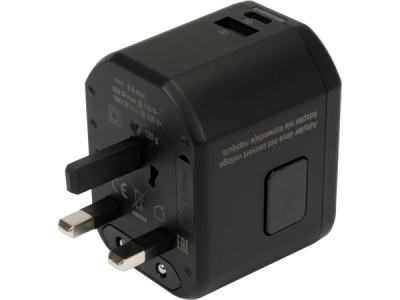 Yato - Cestovný adaptér USB-C, USB-A