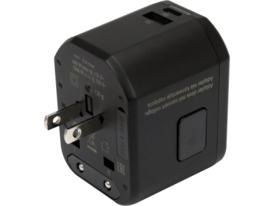 Yato - Cestovný adaptér USB-C, USB-A