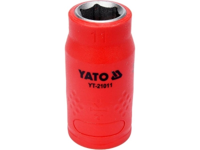 Yato - VDE nadstavec šesťhranný krátky 3/8" 11mm