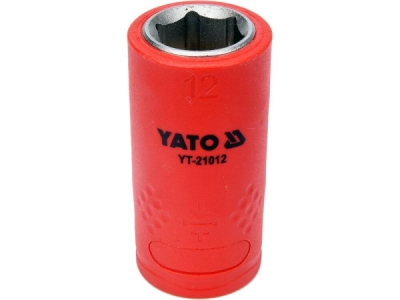 Yato - VDE nadstavec šesťhranný krátky 3/8" 12mm
