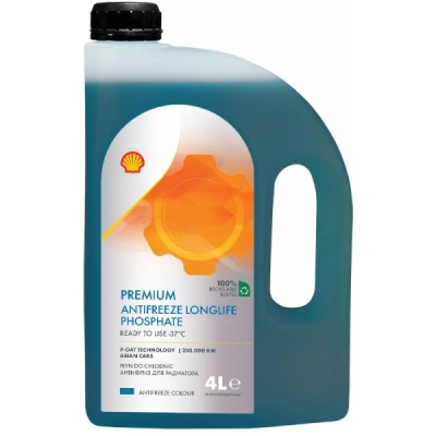 SHELL chladiaca kvapalina Premium Phosphate Longlife −37 °C 4 l