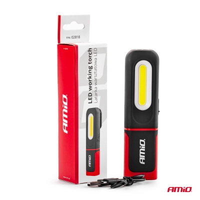 AMiO - LED pracovná baterka WT08