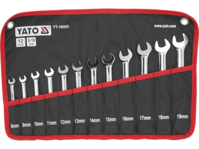 Yato - Sada kombinovaných klúčov s račňou 12ks