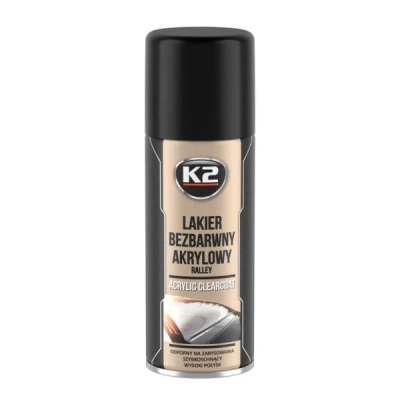 K2 - Lak bezfarebný akrylový RALLY 400ml