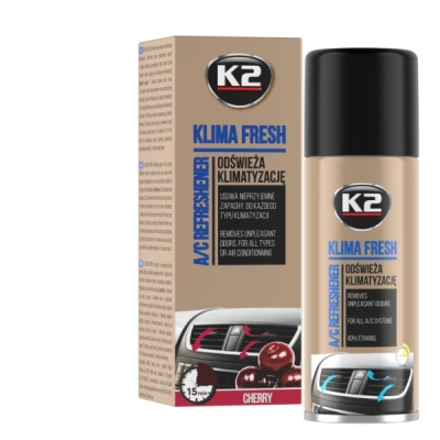 K2 - Osviežovač klimatizácie KLIMA FRESH CHERRY 150ml
