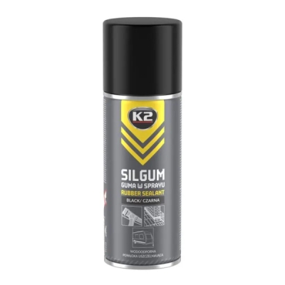 K2 - Pružný tesniaci náter SILGUM BLACK 400ml