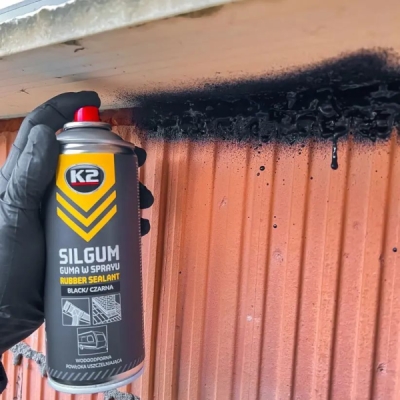 K2 - Pružný tesniaci náter SILGUM BLACK 400ml