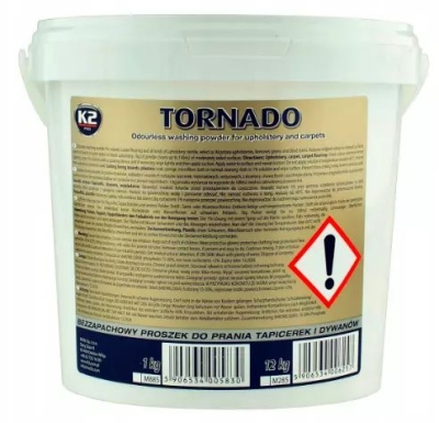 K2 - Prací prášok na čalúnenie TORNÁDO 1kg