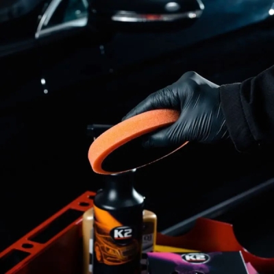 K2 - Leštiaca špongia hladká Orange DURAFLEX 150mm