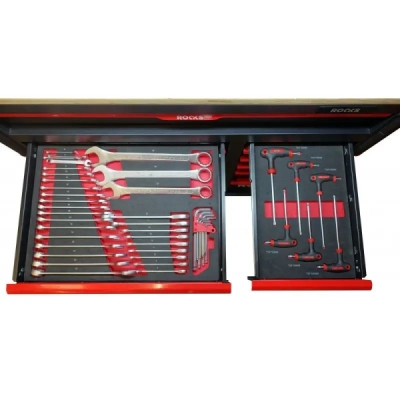 ROOKS OK-01.3008 Dielenská skriňa STRONG GARAGE XXL s náradím, 485 ks