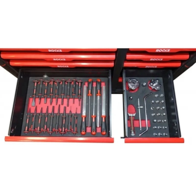 ROOKS OK-01.3008 Dielenská skriňa STRONG GARAGE XXL s náradím, 485 ks