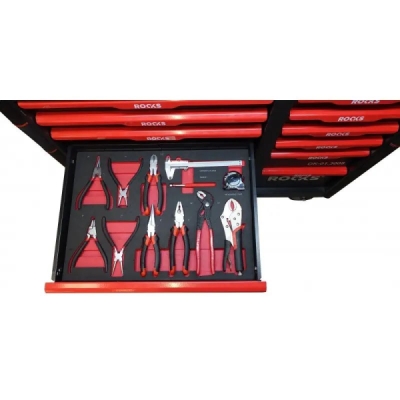 ROOKS OK-01.3008 Dielenská skriňa STRONG GARAGE XXL s náradím, 485 ks